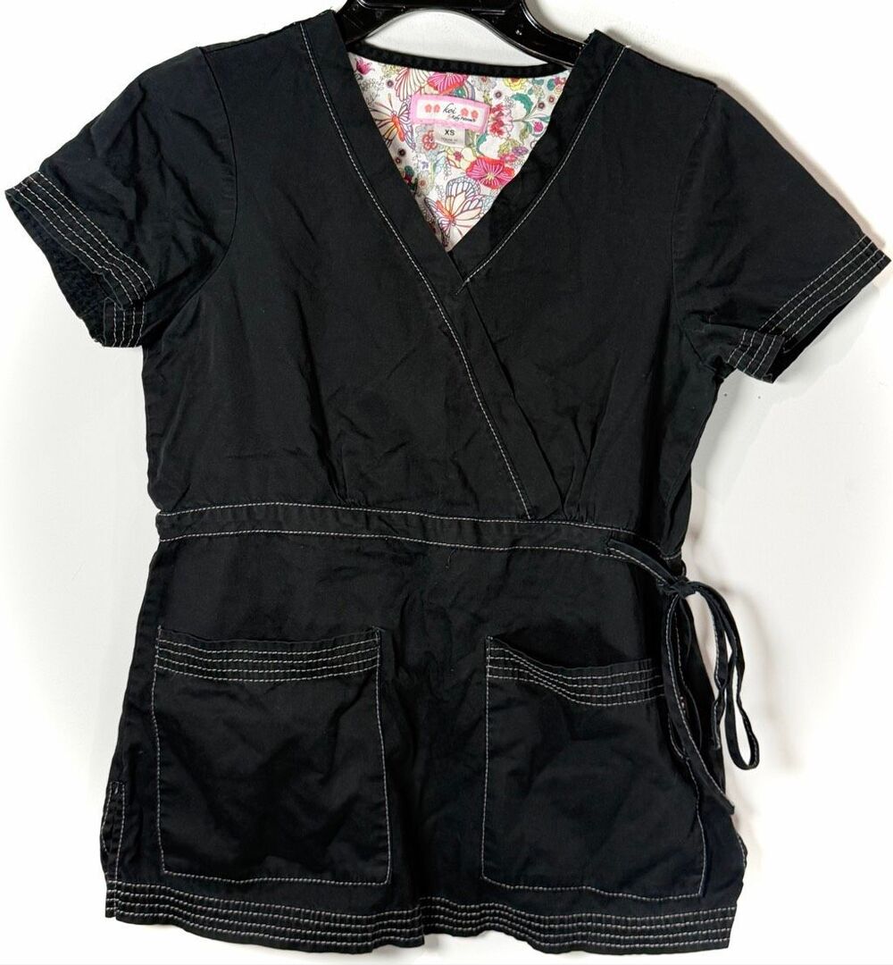 Koi black scrub size XS
